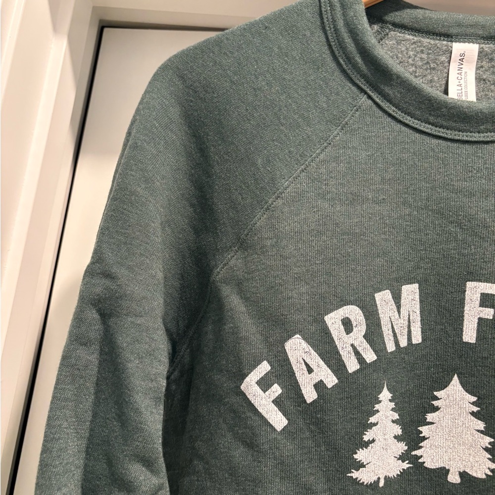 Green Farm Fresh Christmas Trees Sweatshirt - Picture 5 of 6